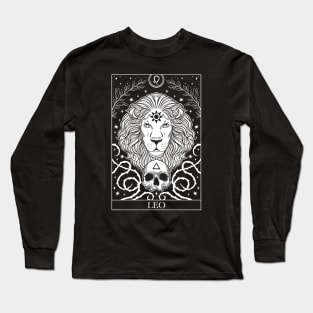Zodiac sign tarot card Leo Long Sleeve T-Shirt